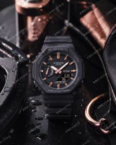 Ohut musta G-Shock -kello hiilisuojarungolla | GMA-S2100-1AER
