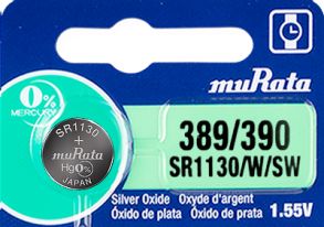Murata Silveroxid SR1130-PBWW 389/390 1 stk
