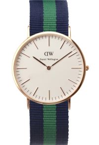 Daniel Wellington Classic Warwick Miesten kello, Ruusu kulta, 40mm