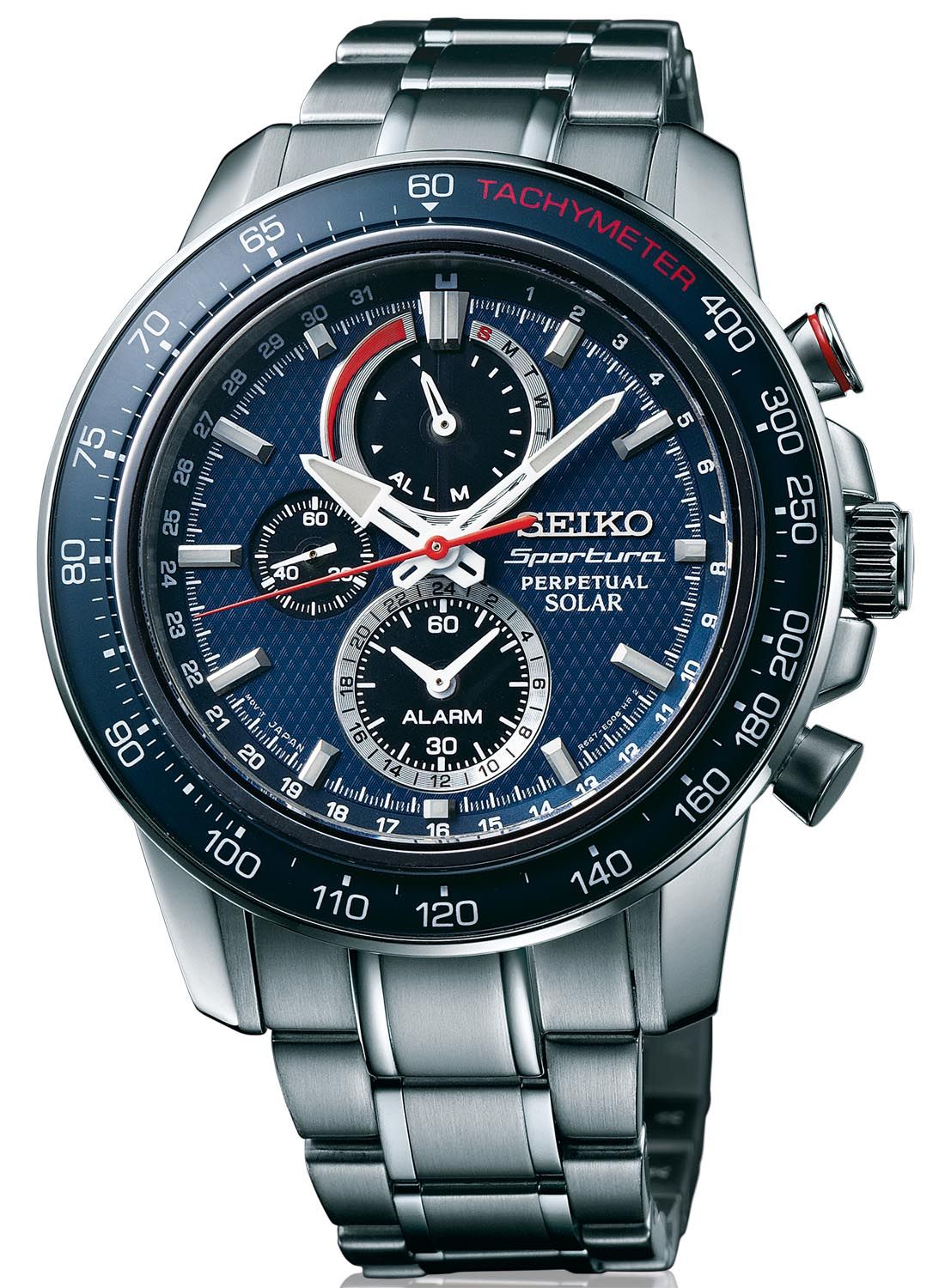 Seiko Sportura Perpetual Solar Chronograph SSC355P1 RIP