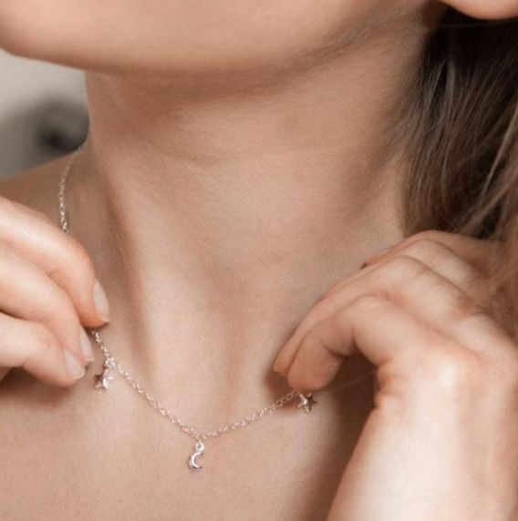 Lucy Ashton Moon and Star Necklace 
