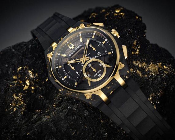 Bulova Curve Forged Carbon 98A328