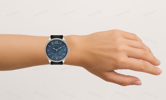 Inex Ladies Blue Mother of Pearl 45mm