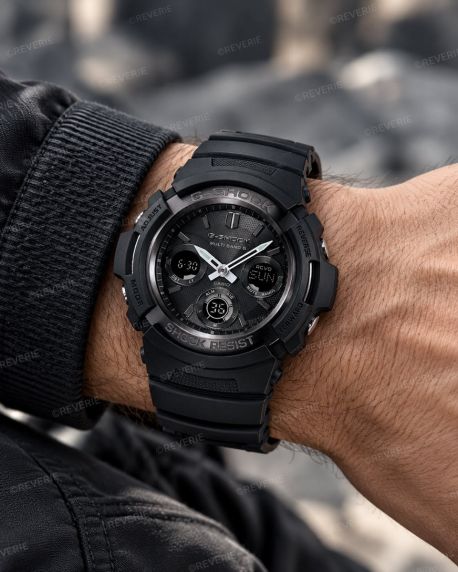 Wave Ceptor G-Shock aurinkoenergialla ja tarkkuudella | AWG-M100B-1AER