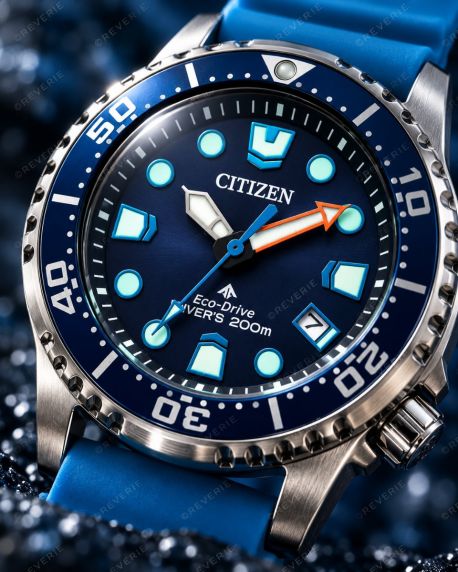 Citizen Promaster Eco-Drive naisten sukeltajankello sinisellä kellotaululla | EO2028-06L