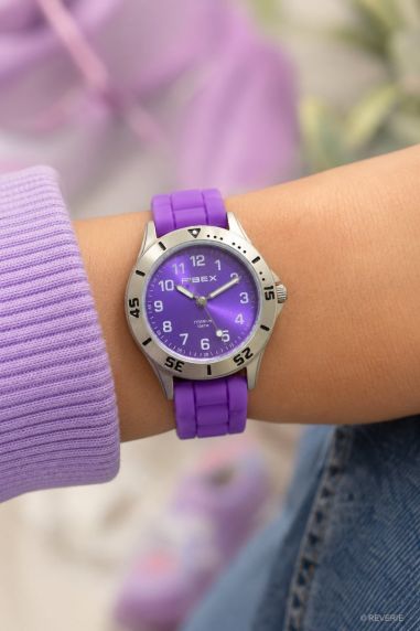Titaanikello allergikoille violetti metalliton malli | FIBEXTIA02
